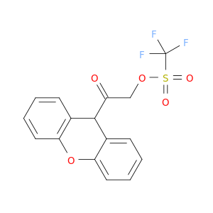 Methanesulfonic acid, trifluoro-, 2-oxo-2-(9H-xanthen-9-yl)ethyl ester