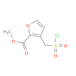2-furancarboxylicacid,3-[(氯磺酰基)甲基]-,甲酯