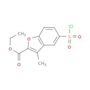 5-(氯磺酰基)-3-甲基-1-苯并呋喃-2-甲酸乙酯