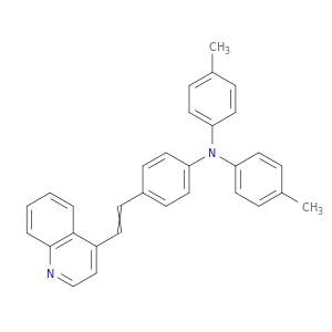 Benzenamine, N,N-bis(4-methylphenyl)-4-[2-(4-quinolinyl)ethenyl]-