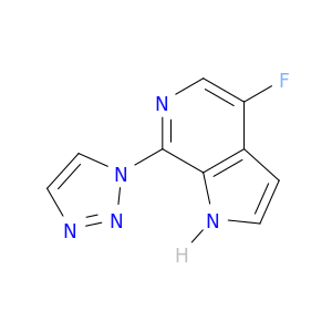 1H-Pyrrolo[2,3-c]pyridine, 4-fluoro-7-(1H-1,2,3-triazol-1-yl)-