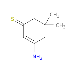 2-Cyclohexene-1-thione, 3-amino-5,5-dimethyl-