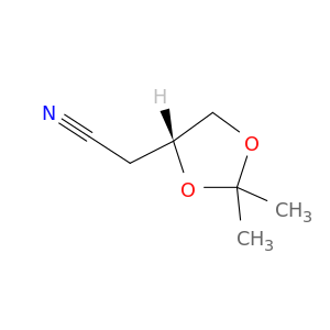 1,3-Dioxolane-4-acetonitrile,2,2-dimethyl-, (4R)-