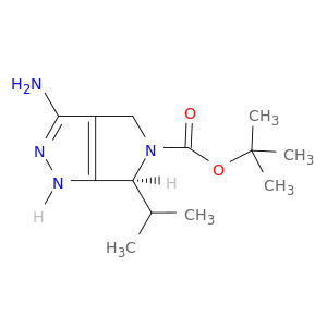 (6S)-3-氨基-4,6-二氢-6-(1-甲基乙基)吡咯并[3,4-C]吡唑-5(1H)-羧酸叔丁酯