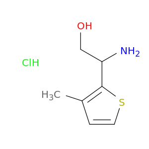 2-amino-2-(3-methylthiophen-2-yl)ethan-1-ol hydrochloride