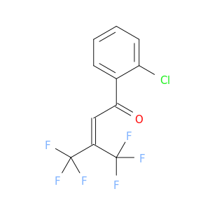1-(2-chlorophenyl)-4,4,4-trifluoro-3-(trifluoromethyl)but-2-en-1-one