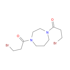 1H-1,4-Diazepine,1,4-bis(3-bromo-1- oxopropyl)hexahydro-