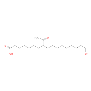Heptadecanoic acid, 8-acetyl-17-hydroxy-