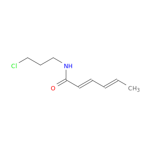 2,4-Hexadienamide, N-(3-chloropropyl)-, (E,E)-