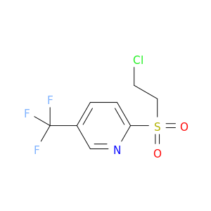 Pyridine,2-[(2-chloroethyl)sulfonyl]-5-(trifluoromethyl)-