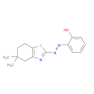Phenol, 2-[(4,5,6,7-tetrahydro-5,5-dimethyl-2-benzothiazolyl)azo]-