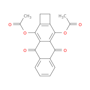 Cyclobut[b]anthracene-4,9-dione, 3,10-bis(acetyloxy)-1,2-dihydro-