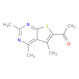1-{trimethylthieno[2,3-d]pyrimidin-6-yl}ethan-1-one
