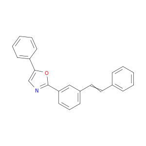Oxazole, 5-phenyl-2-[3-(2-phenylethenyl)phenyl]-