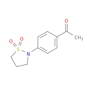 1-(4-(1,1-Dioxidoisothiazolidin-2-yl)phenyl)ethanone
