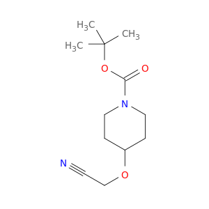 1-Piperidinecarboxylic acid, 4-(cyanomethoxy)-, 1,1-dimethylethyl ester