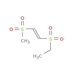 Ethene, 1-(ethylsulfonyl)-2-(methylsulfonyl)-, (E)-
