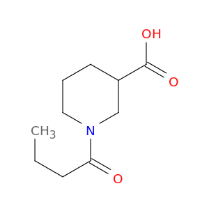 1-Butanoylpiperidine-3-carboxylic Acid