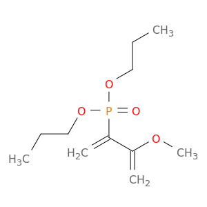 Phosphonic acid, (2-methoxy-1-methylene-2-propenyl)-, dipropyl ester