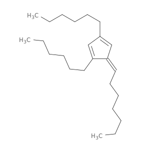 1,3-Cyclopentadiene, 5-heptylidene-1,3-dihexyl-, (5Z)-