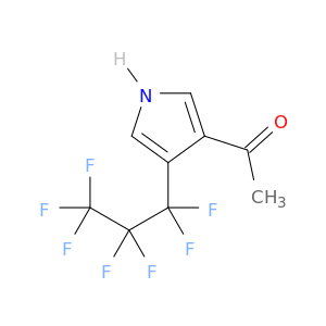 Ethanone, 1-[4-(heptafluoropropyl)-1H-pyrrol-3-yl]-