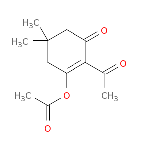 2-Cyclohexen-1-one, 2-acetyl-3-(acetyloxy)-5,5-dimethyl-