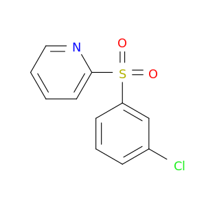 PYRIDINE, 2-[(3-CHLOROPHENYL)SULFONYL]-