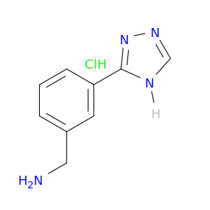 [3-(4H-1,2,4-triazol-3-yl)phenyl]methanamine hydrochloride