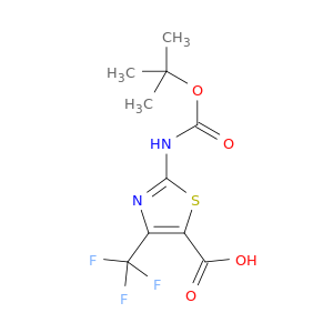 5-Thiazolecarboxylicacid, 2-[[(1,1-dimethylethoxy)carbonyl]amino]-4-(trifluoromethyl)-
