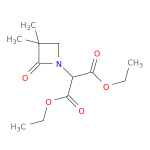 Propanedioic acid, (3,3-dimethyl-2-oxo-1-azetidinyl)-, diethyl ester