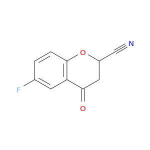 2H-1-Benzopyran-2-carbonitrile, 6-fluoro-3,4-dihydro-4-oxo-