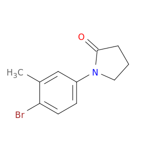 2-PYRROLIDINONE, 1-(4-BROMO-3-METHYLPHENYL)-