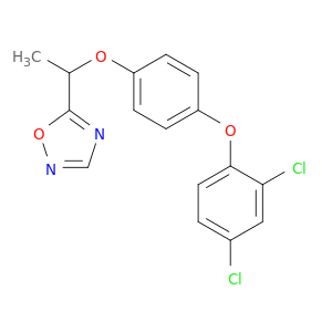 1,2,4-Oxadiazole, 5-[1-[4-(2,4-dichlorophenoxy)phenoxy]ethyl]-