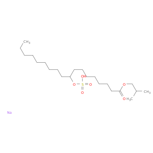 十八烷基甲酸,9-(磺氧基)-,1-(2-甲基丙基)酯,钠盐