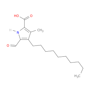 1H-Pyrrole-2-carboxylic acid, 4-decyl-5-formyl-3-methyl-