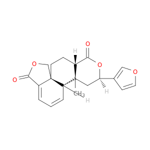 1H,10H-Furo[3',4':4a,5]naphtho[2,1-c]pyran-1,8(4bH)-dione,3-(3-furanyl)-3,4,4a,11,12,12a-hexahydro-4a-methyl-, (3R,4aR,4bS,10aS,12aS)-