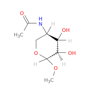 a-D-Xylopyranoside, methyl4-(acetylamino)-4-deoxy-