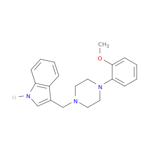 1H-Indole, 3-[[4-(2-methoxyphenyl)-1-piperazinyl]methyl]-