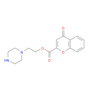 2-(piperazin-1-yl)ethyl 4-oxo-4h-chromene-2-carboxylate