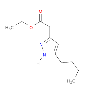 1H-Pyrazole-3-acetic acid, 5-butyl-, ethyl ester