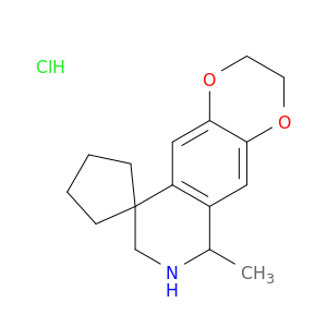 6-Methyl-3,6,7,8-tetrahydro-2H-spiro[[1,4]dioxino[2,3-g]isoquinoline-9,1'-cyclopentane] Hydrochloride