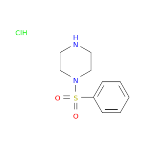 1-(苯基磺酰基)哌嗪盐酸盐