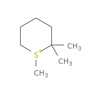 2H-Thiopyranium, tetrahydro-1,2,2-trimethyl-