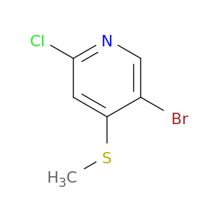 Pyridine, 5-bromo-2-chloro-4-(methylthio)-