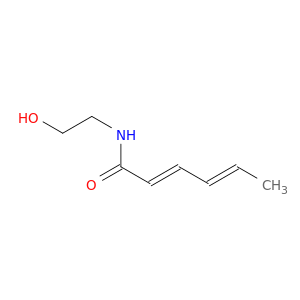 2,4-Hexadienamide, N-(2-hydroxyethyl)-, (E,E)-