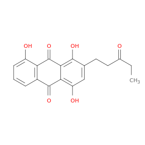 9,10-Anthracenedione, 1,4,8-trihydroxy-2-(3-oxopentyl)-