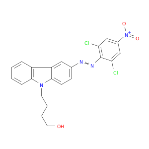 9H-Carbazole-9-butanol, 3-[(2,6-dichloro-4-nitrophenyl)azo]-