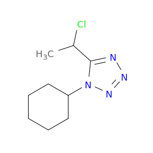 5-(1-chloroethyl)-1-cyclohexyl-1H-1,2,3,4-tetrazole