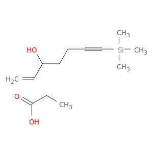 1-Hepten-6-yn-3-ol, 7-(trimethylsilyl)-, propanoate