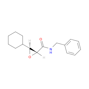 Oxiranecarboxamide, 3-cyclohexyl-N-(phenylmethyl)-, trans-